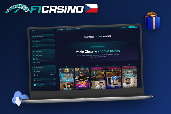 Ikona F1 Casino na ploše Windows s prohlížečem v režimu aplikace bez adresního řádku
