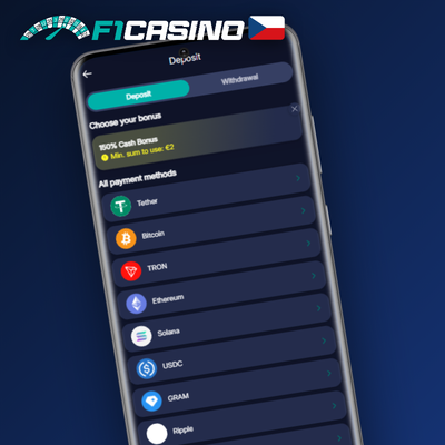E-peněženky Skrill a Neteller pro rychlý vklad v F1 Casino