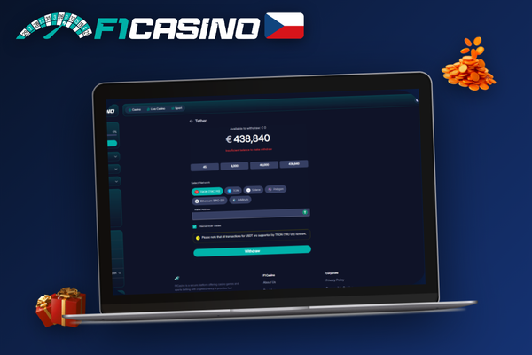 Nahrání dokladu totožnosti pro ověření účtu a výběr v F1 Casino